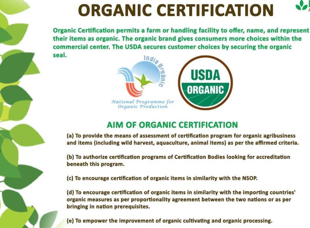 How Are Organic Products Certified?